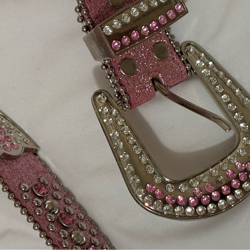 pink bb-belt